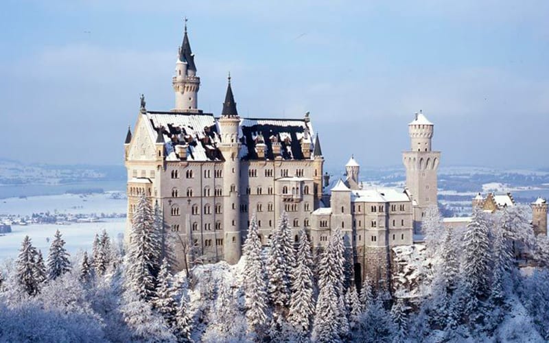 Castelo de Neuschwanstein - Inverno