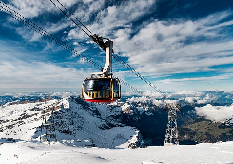 Atividades para se fazer na montanha Titlis no Inverno